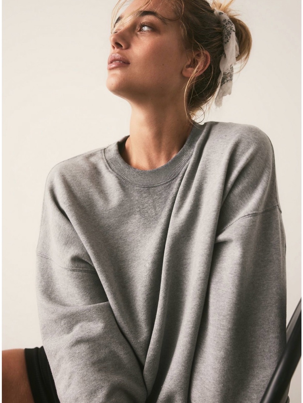 FP Movement All Star Solid Pullover - Size XS, Grey